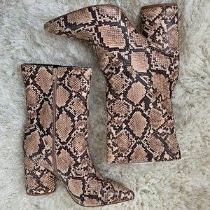 EGO OFFICIAL SNAKE AMEERA NUDE BOOTS